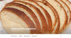 Desktop Screenshot of panaderiaalberto.com