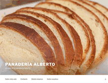 Tablet Screenshot of panaderiaalberto.com